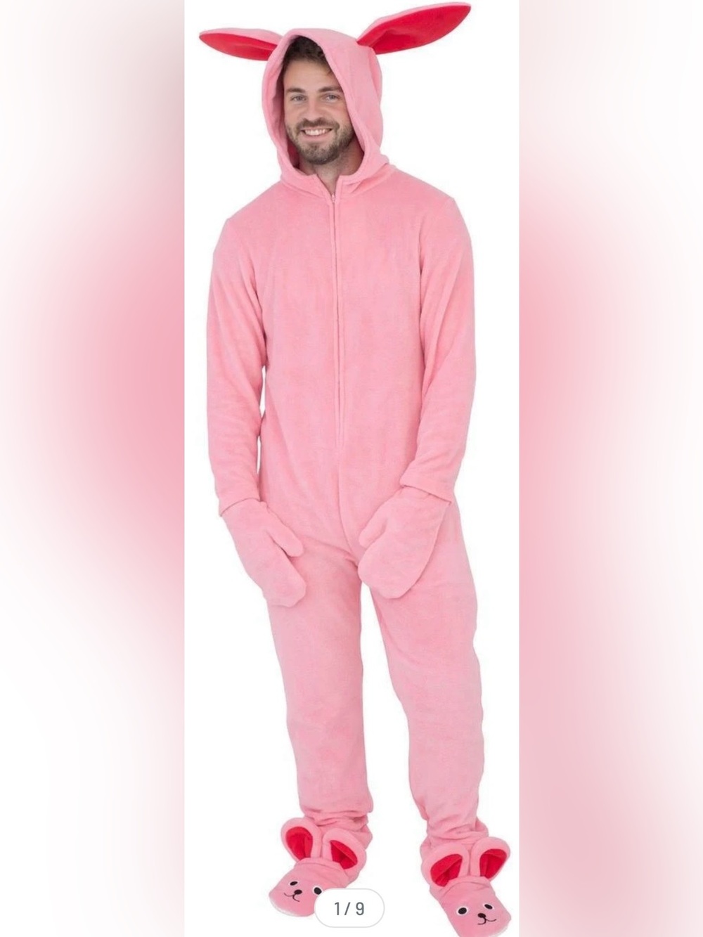 A Christmas story bunny suit pajama costume Unisex